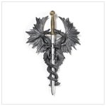 36247 Dragon Dagger Wall Plaque