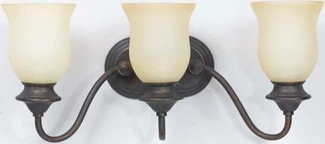 NEW Triarch 25412 La Lanterna 3 Light Bath Wall Mount