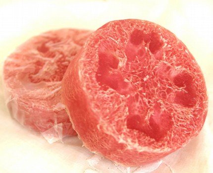 Strawberries and Champagnes Loofah Soap