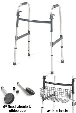 Dual-Release Adult Folding Walker 6291-1