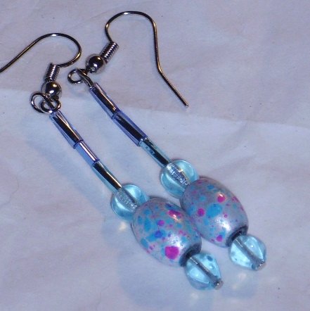 Jewlery, Handcrated pretty blue earrings