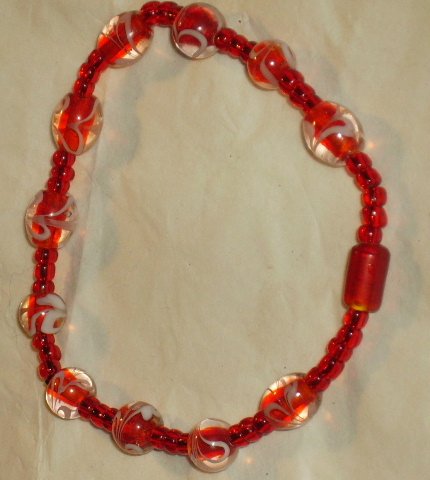 Pretty handcrafted beaded bracelet