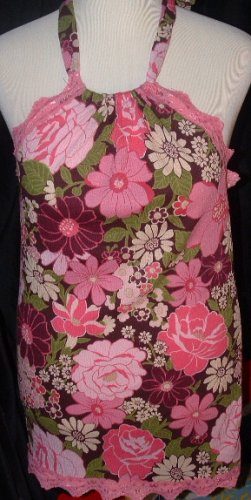 Pretty plus size lingerie, halter style dress