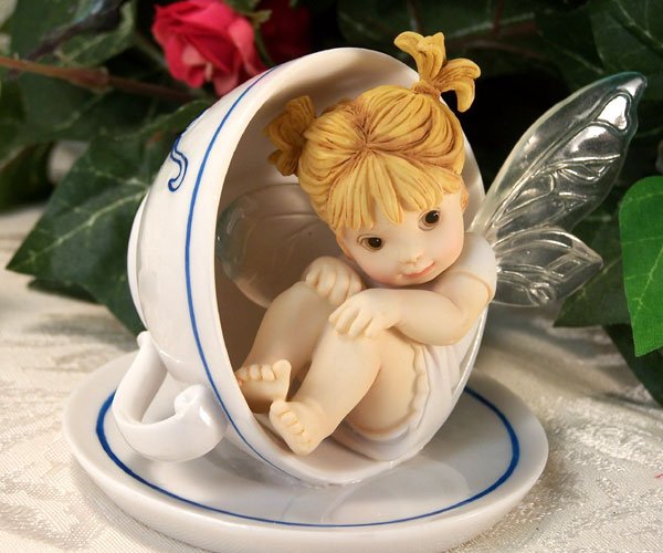Kitchen Fairy in Teacup