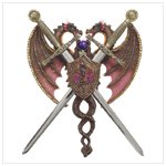 38011 Dual Dragon Plaque