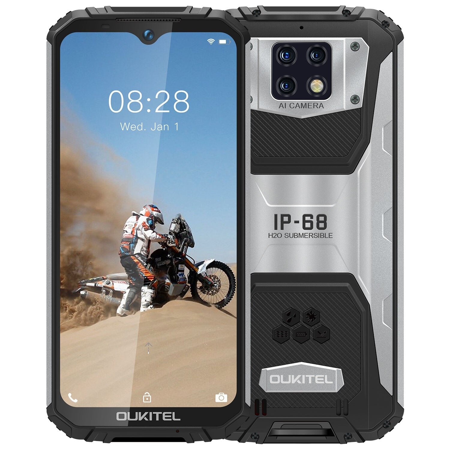 Oukitel Wp Gb Gb Fhd Ip Waterproof Mah Smartphone