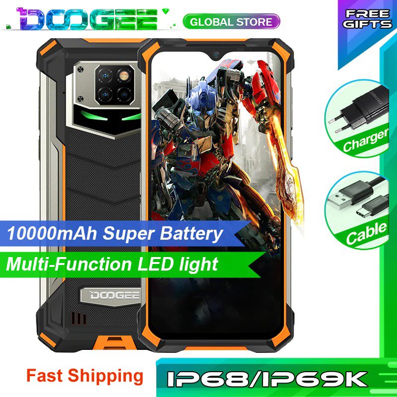 Doogee S Pro Gb Gb Rugged Phone Mah Led Helio P Octa Core