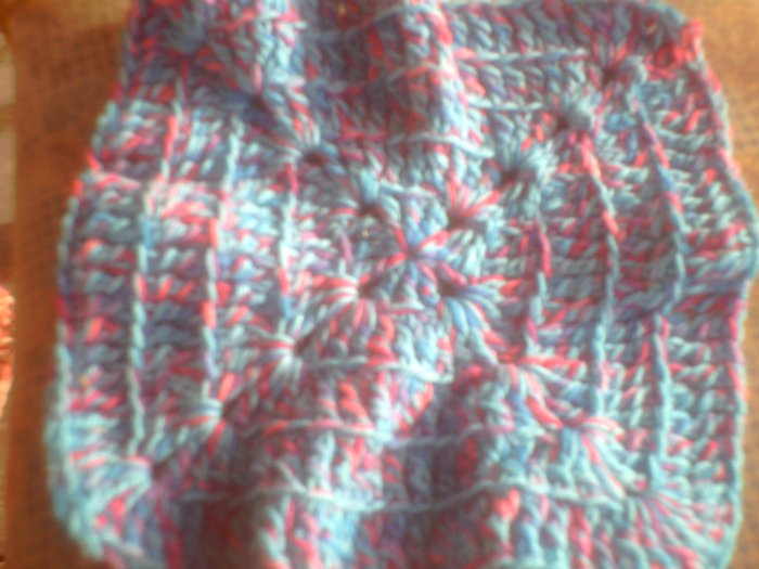 Brightly colored double thick throws
