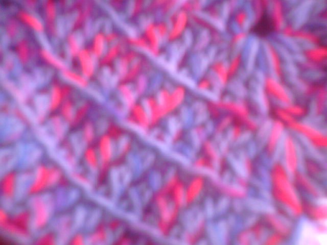 Brightly colored double thick throw