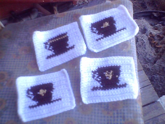 Coffee cup coasters