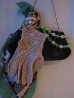 Black Purse, Green Scarf Collection