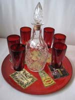 cranberry glasses