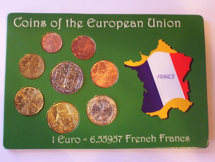 French Designed Euro coin set