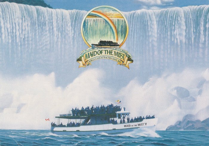Maid of the Mist - Niagra Falls Postcard