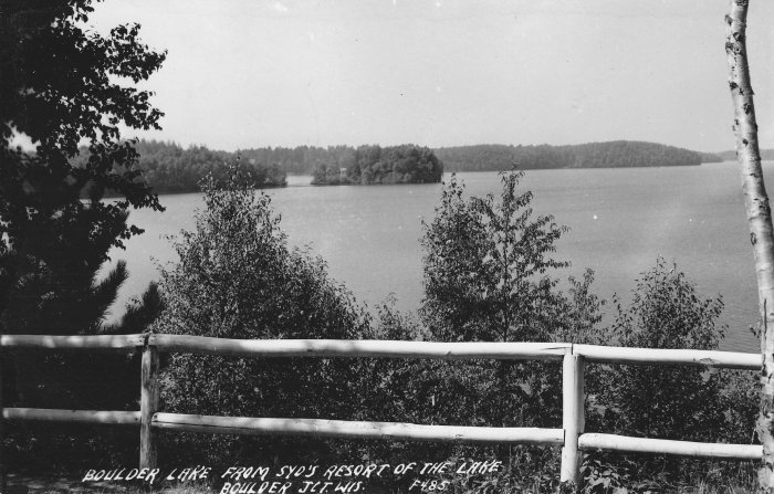 Boulder Lake - Boulder Junction, Wisconsin B&W