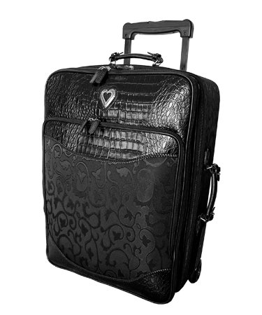 Genuine Leather Wheeled Carry On- Brighton inspired