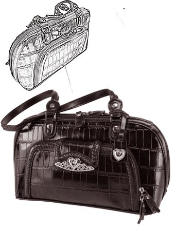 Brighton Inspired- Toulon Genuine Leather Handbag