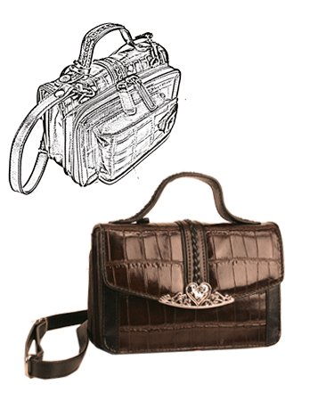 Brighton Inspired- Toulon Genuine Leather Organizer