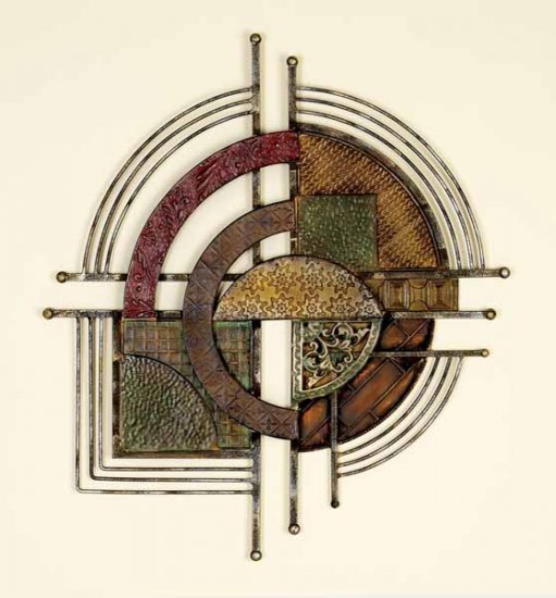Abstract Cosmos Metal Wall Decor Sculpture Art Plaque