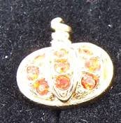 Precious Pumpkin Earrings by Avon from the 1990s