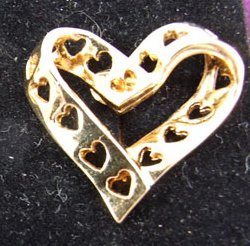True Hearts Clip Earrings by Avon from the 1990s