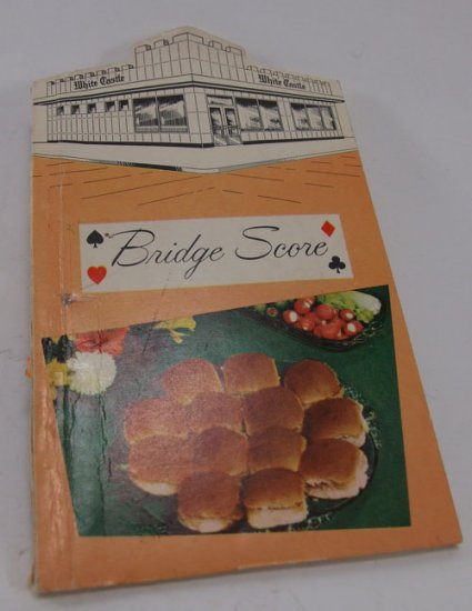 White Castle Bridge Score Book Collectible 1960 s