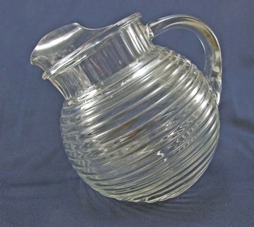 Small Vintage Glass Pitcher