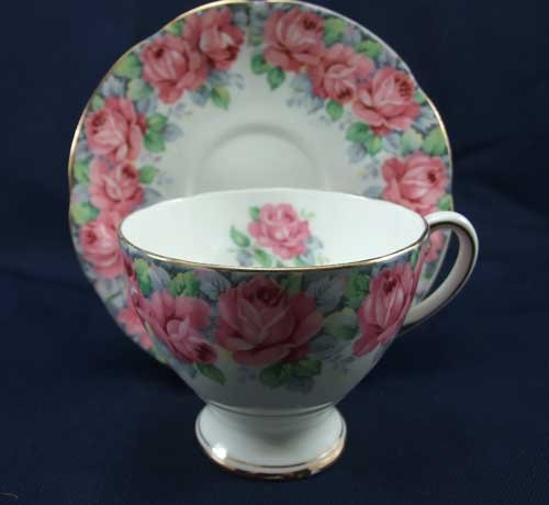 Royal Standard Rose of Sharon Cup and Saucer