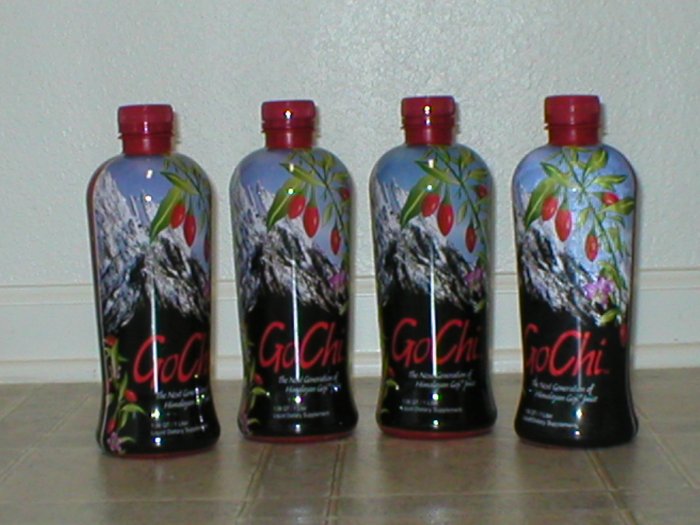 GoChi: The Next Generation of Himalayan Goji Juice - Case of Four, "1-liter" bottles