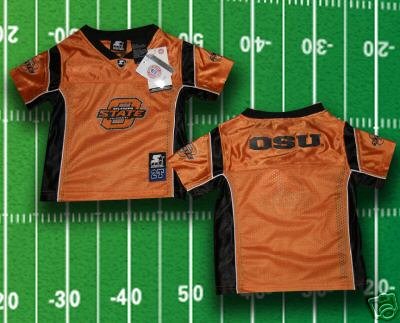 OKLAHOMA STATE TODDLER FOOTBALL JERSEY 2T 3T 4T KIDS