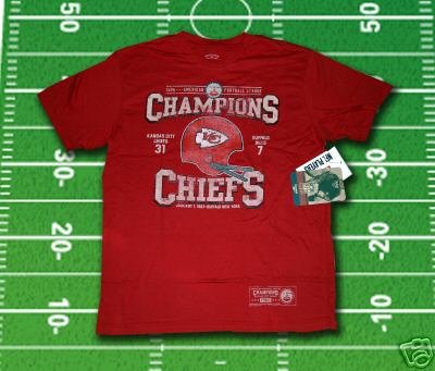 Retro Vintage Kansas City Chiefs Super Bowl Champs Tee Champions T