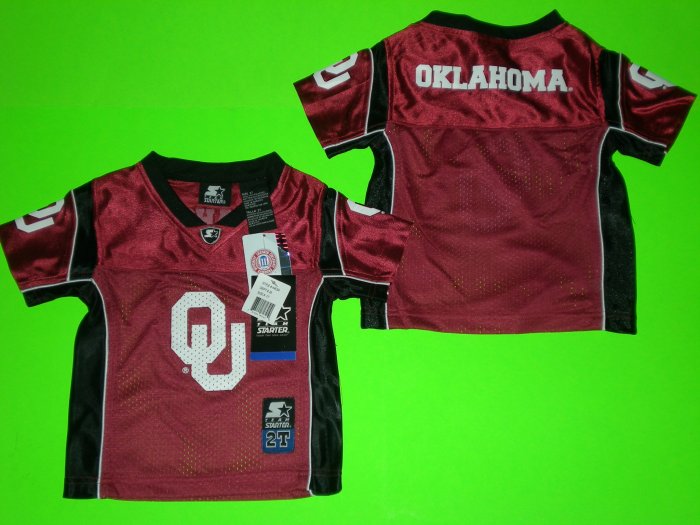 OKLAHOMA University TODDLER Football JERSEY 2T, 3T, or 4T BRADFORD