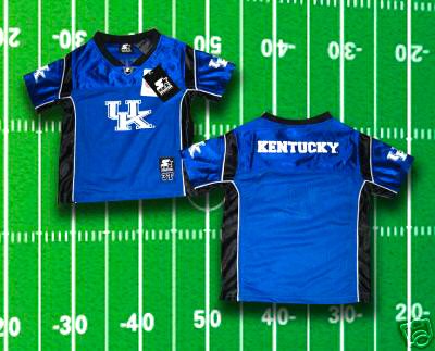 KENTUCKY WILDCATS INFANT BABY FOOTBALL JERSEY 12Mo, 18 Mo, or 24 Months