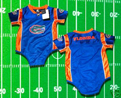 FLORDIA GATORS TEBOW INFANT BABY FOOTBALL JERSEY 12 Mo, 18 Mo, or 24 Months