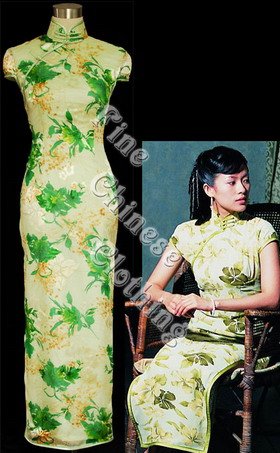 Chinese Ankle Length Dress - Elegant Zhangziyi