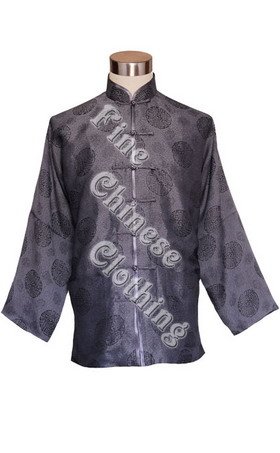 Men's Mandarin Jacket - Happiness Icons