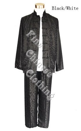 Men's Silk Suit - Chinese Classic 2 in 1 Style