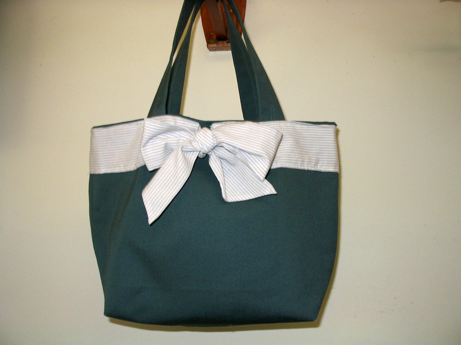 Purse Safari Green Picnic Handmade