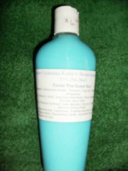 Sweet Pea Scented Homemade Lotion 8oz