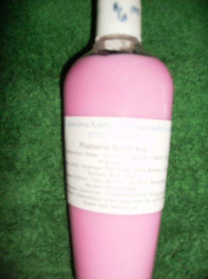 Plumeria Scented Homemade Lotion 8oz