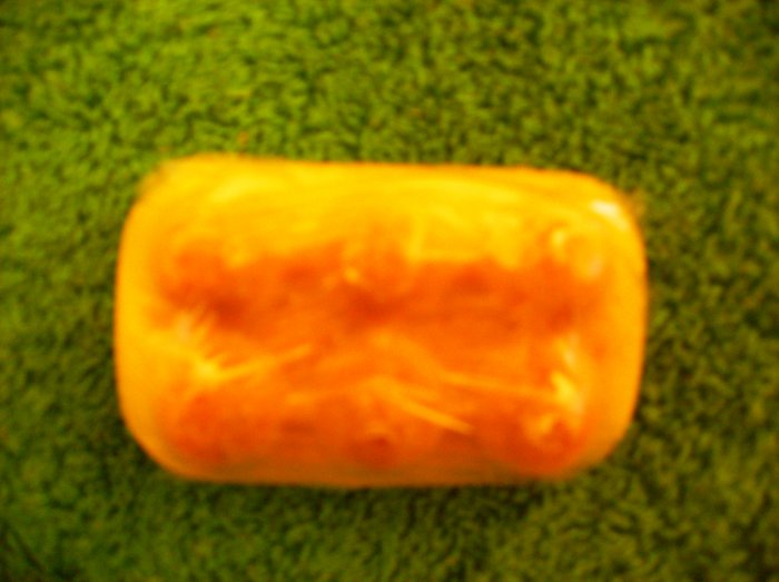 Orange Blossom scented Massage Bar with orange peels