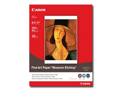 Canon Fine Art Museum Etching Paper, 8.5" x 11", 20 Count