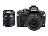 Olympus EVOLT E-410 Digital Camera w/ 14-42mm and 40-150mm Lens Kit