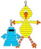 bird and cookie monster