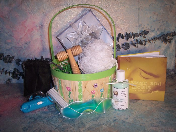 Ladies Massage Spa Gift Basket