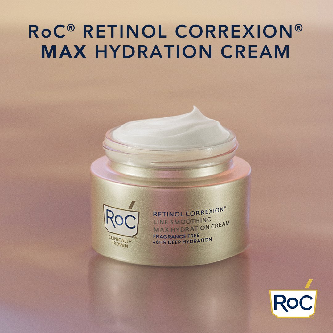 RoC Retinol Correxion Max Hydration Anti Aging Daily Face Moisturizer