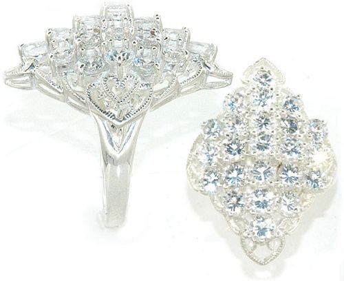 5ct Round Brilliant Cut Diamond CZ Ring