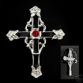 Gothic Cross ~ Reverse Style Belly Ring