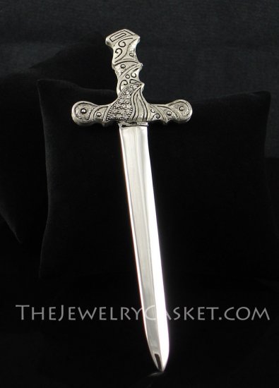 Crystal Sword ~ Pewter Letter Opener