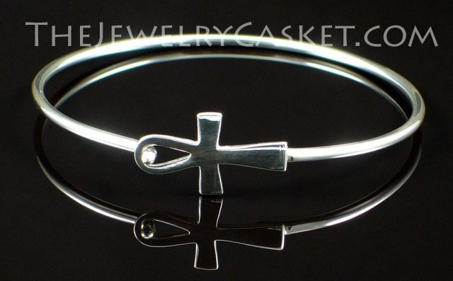 Ankh Cuff ~ Silver Bracelet